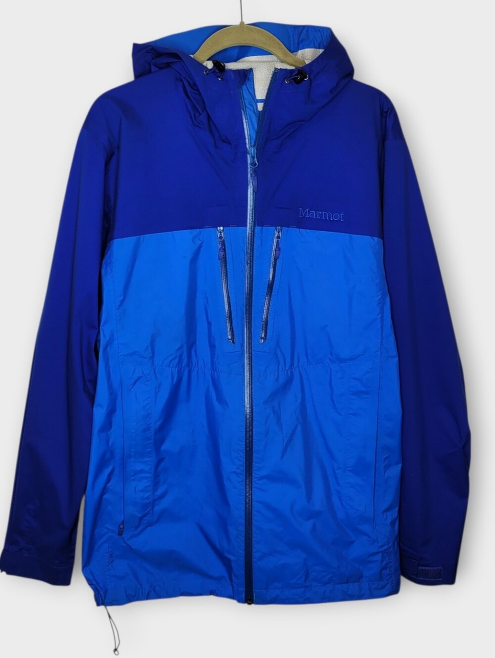 Marmot Mens Seam Sealed Rain Jacket L Blue